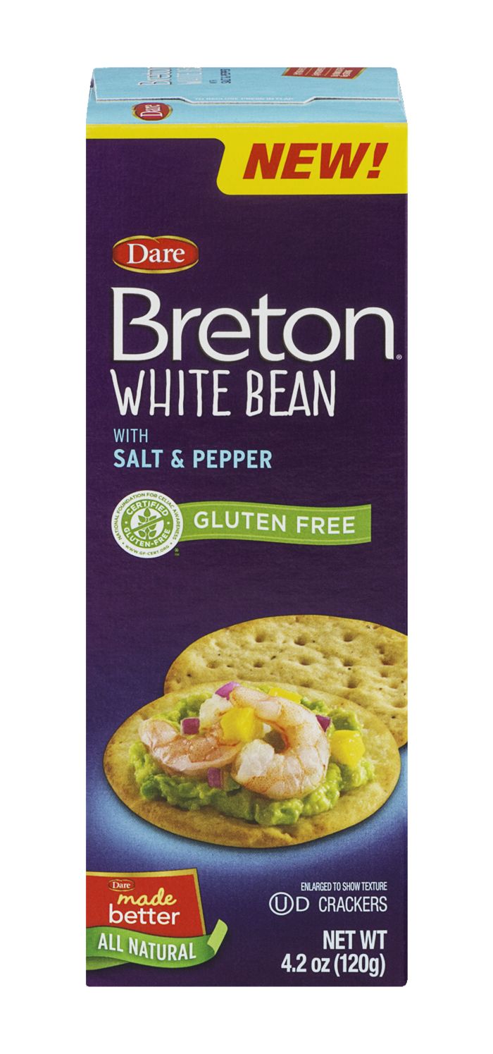 Buy Breton Breton Crackers, White Bean, with Online Mercato