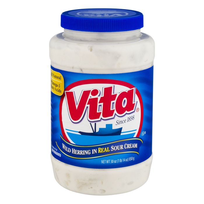 Buy Vita Herring, in Real Sour Cream 30 Ounces Online Mercato