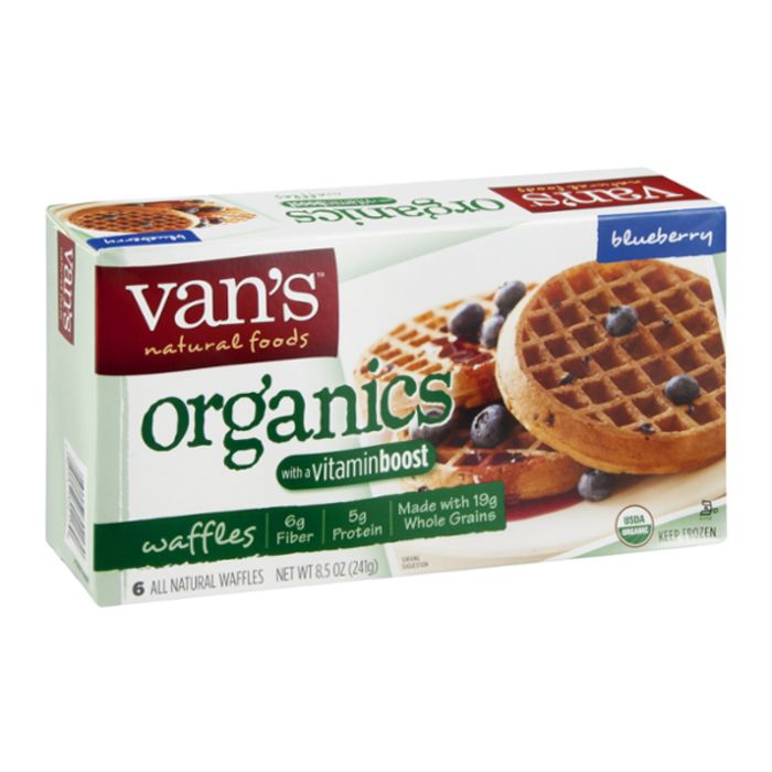 Buy Vans Organics Waffles, Blueberry 6 Each Online Mercato