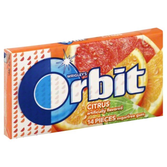 Buy Orbit Gum, Sugarfree, Citrus 14 Each Online Mercato