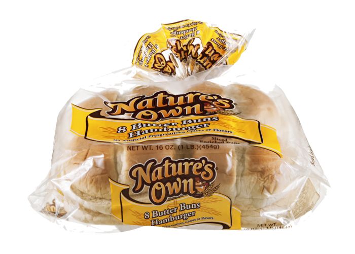 Buy Natures Own Hamburger Buns, Butter, Slice... Online Mercato