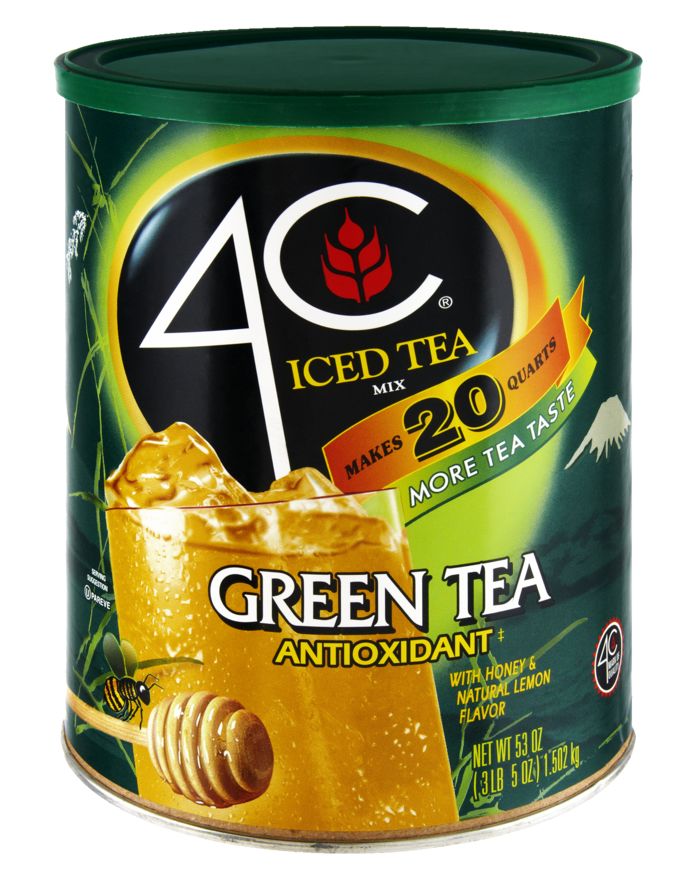 Buy 4C Iced Tea Mix, Green Tea, with Honey & Online Mercato
