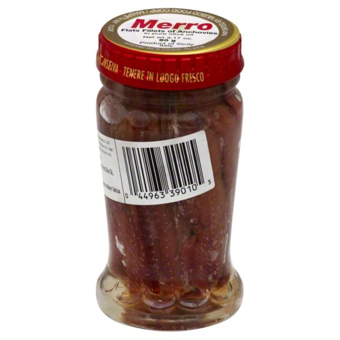 Buy Merro Anchovies, Flats Fillets 3.17 OZ Online Mercato