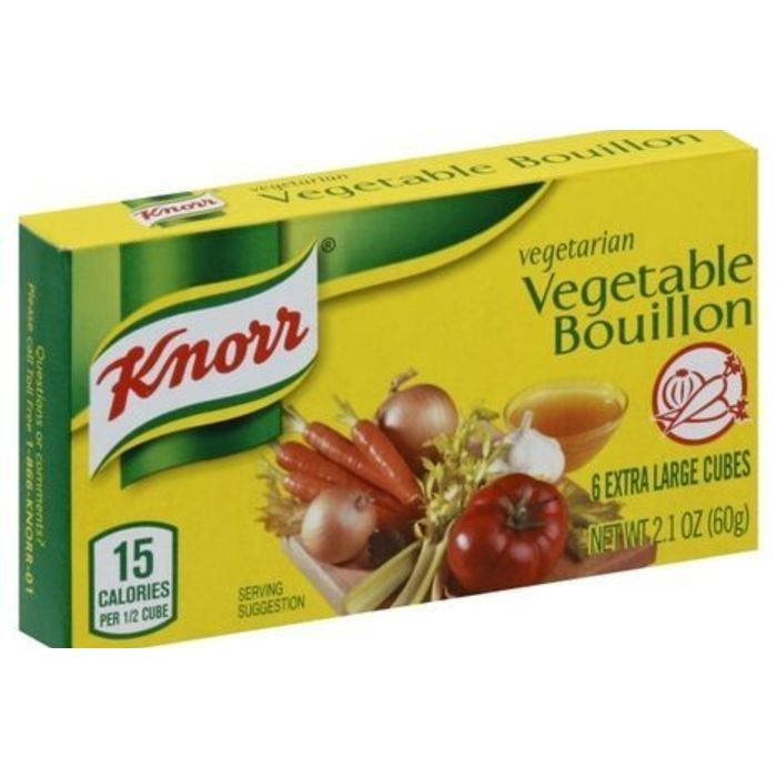 Buy Knorr Bouillon, Vegetable, Cubes 6 Each Online Mercato