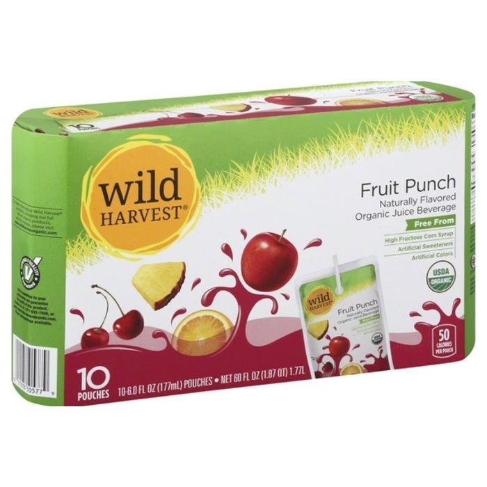 Buy Wild Harvest Organic Fruit Punch Pouches Online Mercato