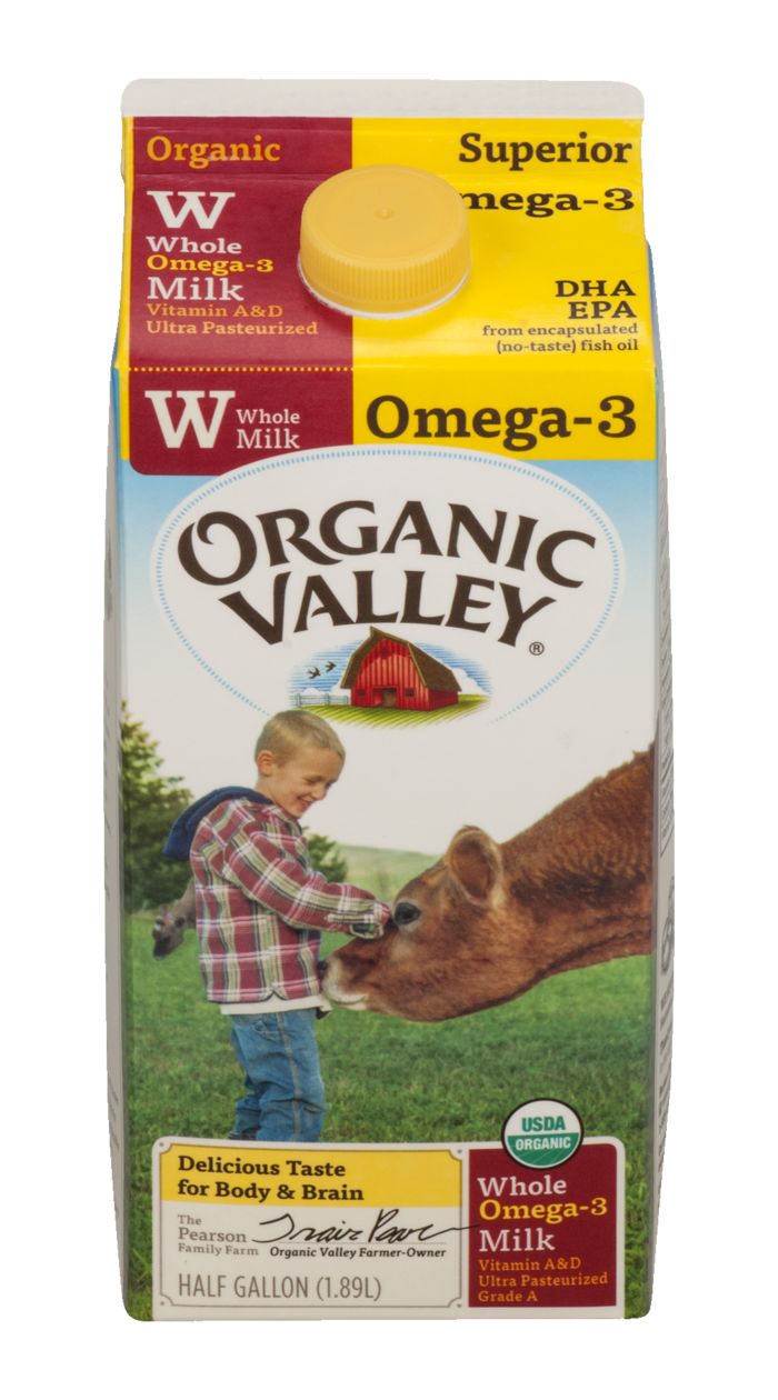Buy Organic Valley Omega3 Whole Milk 0.5 G... Online Mercato