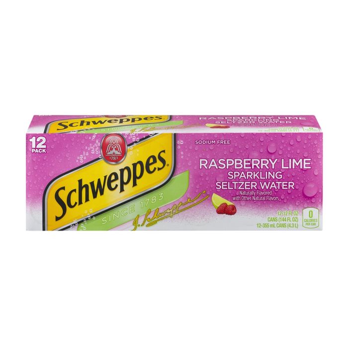 Buy Schweppes Seltzer Water, Sparkling, Raspb... Online Mercato