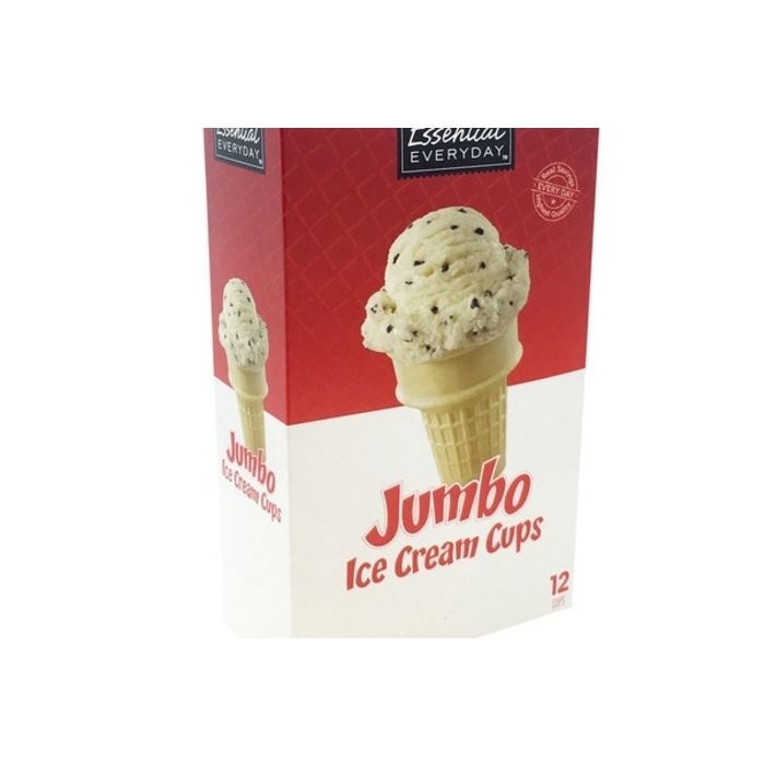 Buy Essential Everyday Jumbo Ice Cream Cups Online Mercato