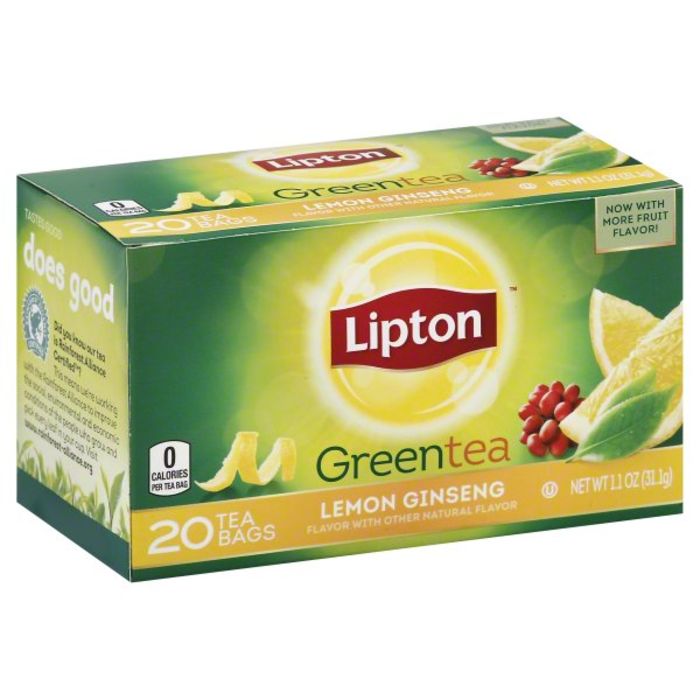 Buy Lipton Green Tea, Lemon Ginseng, Bags 2... Online Mercato